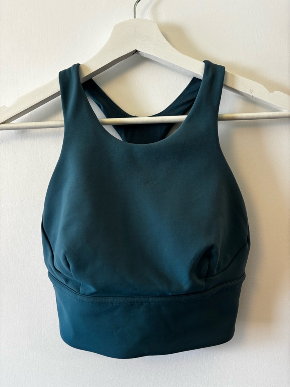 Lululemon Women's Teal High-Neck Sports Bralette